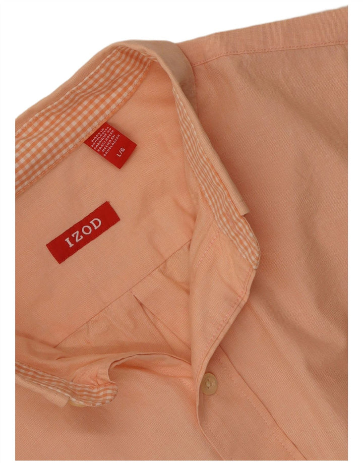 Izod Herrenhemd Large Orange