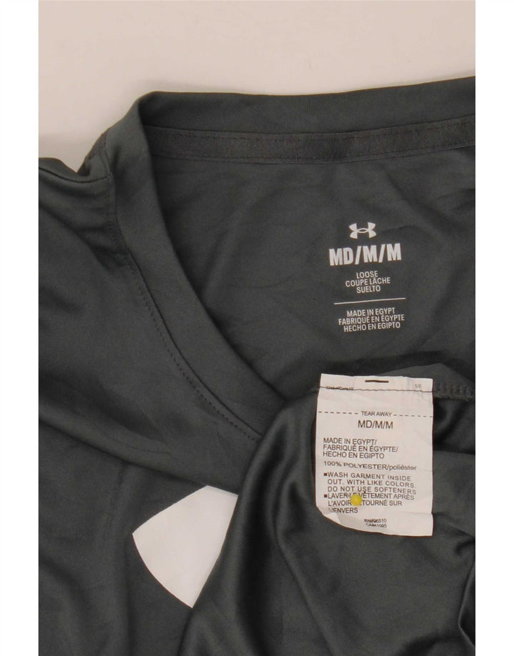 Under Armour Herren-T-Shirt mit Grafik, mittelgraues Polyester