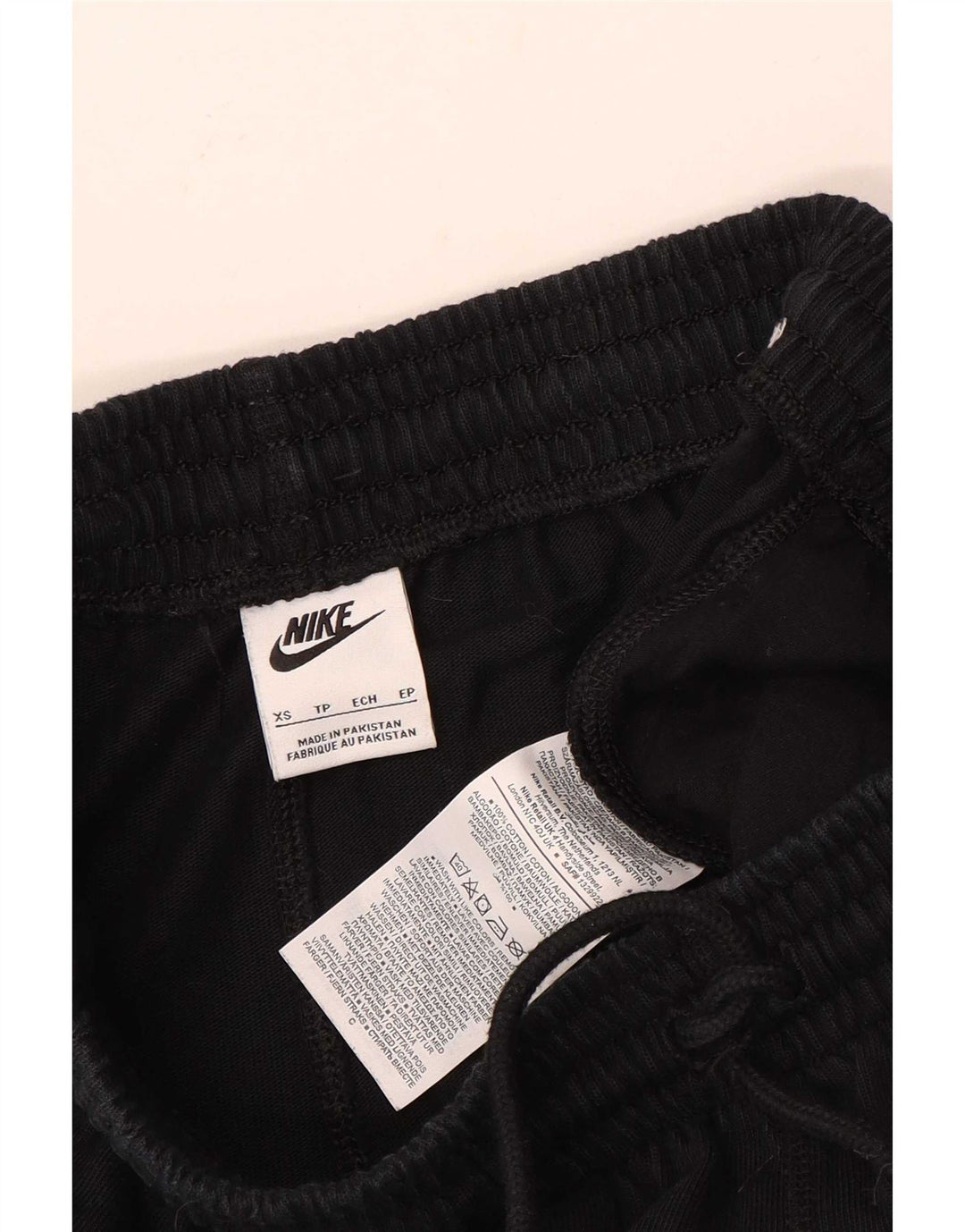 Nike Herren-Sportshorts XS aus schwarzer Baumwolle