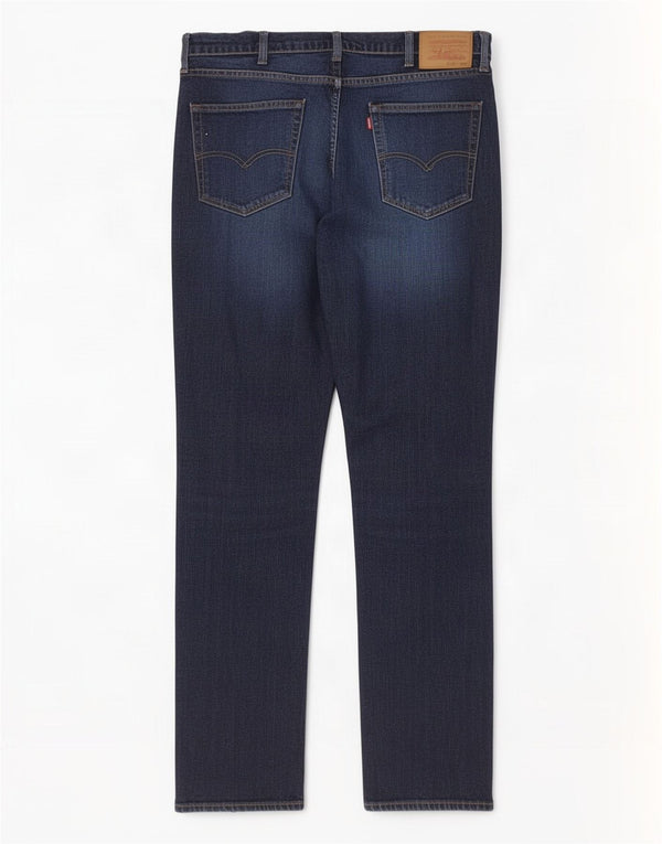 Levi's Herren 511 Slim Jeans W38 L34 Marineblaue Baumwolle
