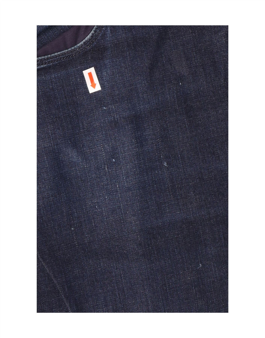 ARMANI Herren Straight Jeans W34 L29 Marineblaue Baumwolle