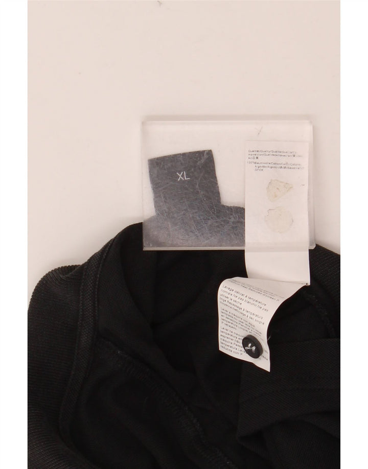 HUGO BOSS Herren Poloshirt XL Schwarz Baumwolle