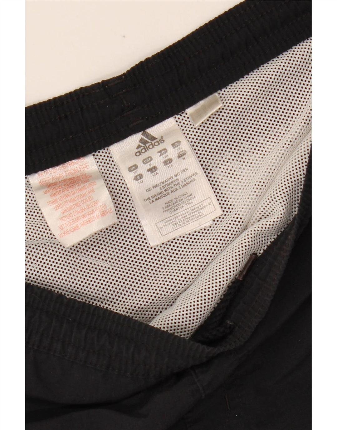 ADIDAS Sportshorts für Mädchen, 11–12 Jahre, schwarzes Nylon