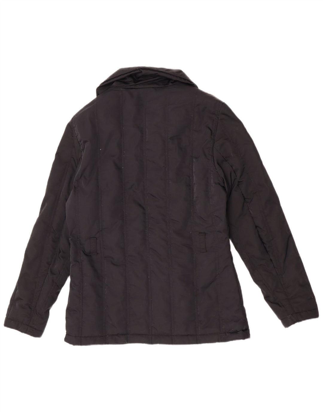 Tommy Hilfiger Damen Wattierte Jacke UK 16 Large Schwarz Nylon