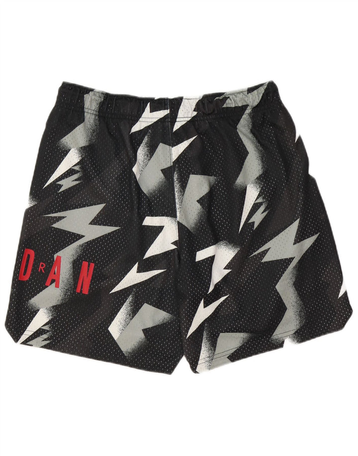 Jordan Herren-Badeshorts mit Grafik, mittelschwarz, geometrisch, Polyester