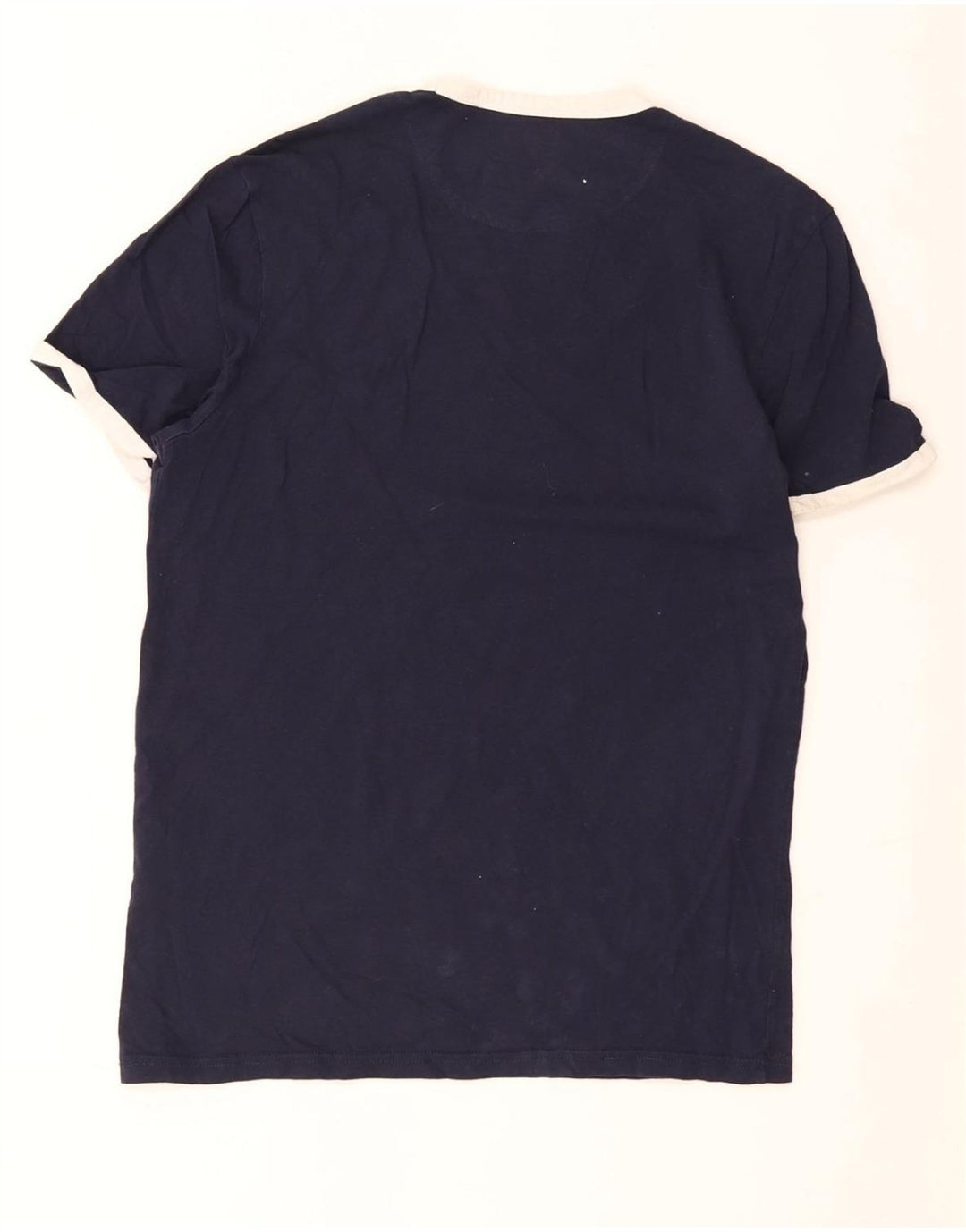 LYLE & SCOTT Herren T-Shirt Top Small Marineblau Baumwolle