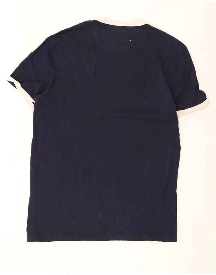 LYLE & SCOTT Herren T-Shirt Top Small Marineblau Baumwolle