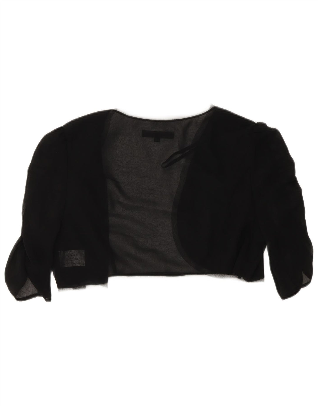 Coast Damen-Bolero-Oberteil mit 3/4-Ärmeln, durchsichtig, UK 14, Mittelschwarz, Polyester