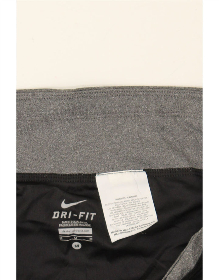NIKE Damen Dri Fit Sport Shorts UK 14 Medium Schwarz Polyester