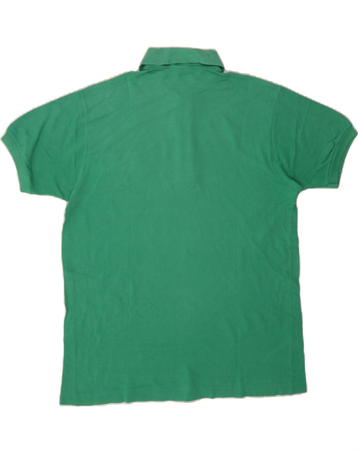 SERGIO TACCHINI Mens Polo Shirt Medium Green Cotton Vintage Sergio Tacchini and Second-Hand Sergio Tacchini from Messina Hembry 