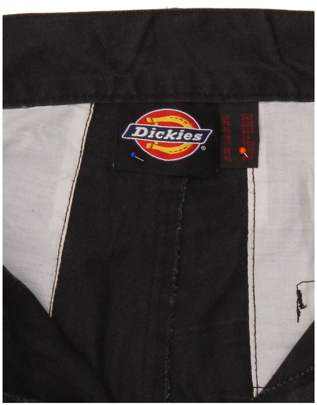 Dickies Gerade Herren-Cargohose W34 L29 Schwarzes Polyester