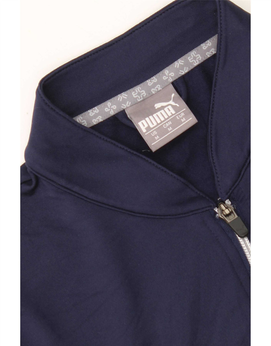 Puma Damen Trainingsanzug Top Jacke UK 12 Medium Marineblau