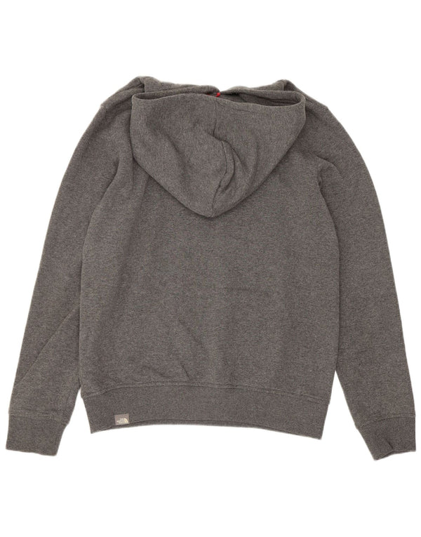 The North Face Jungen-Pullover mit grafischem Kapuzenpullover, 14–15 Jahre, XL, graue Baumwolle