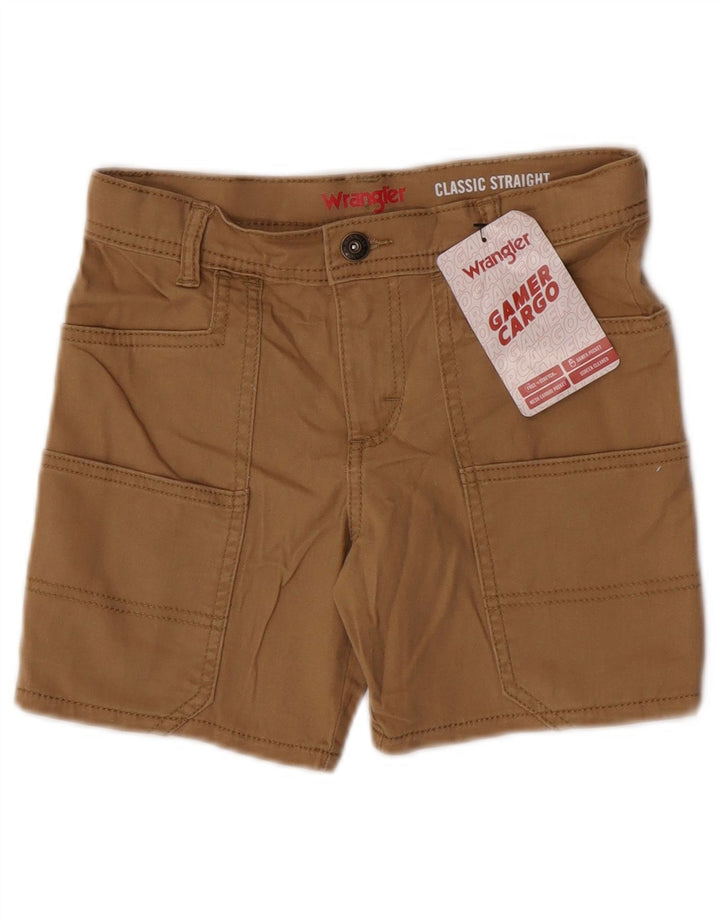 Wrangler Jungen klassische Cargo-Shorts, 7–8 Jahre, W24, braune Baumwolle