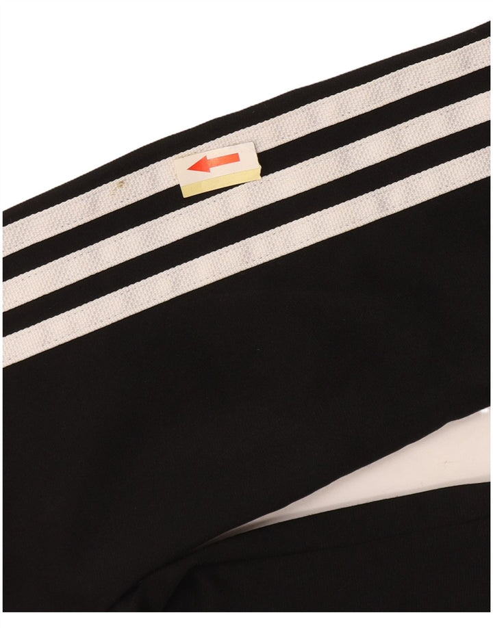 ADIDAS Jungen-Trainingsanzug-Top-Jacke, 13–14 Jahre, schwarzes Polyester