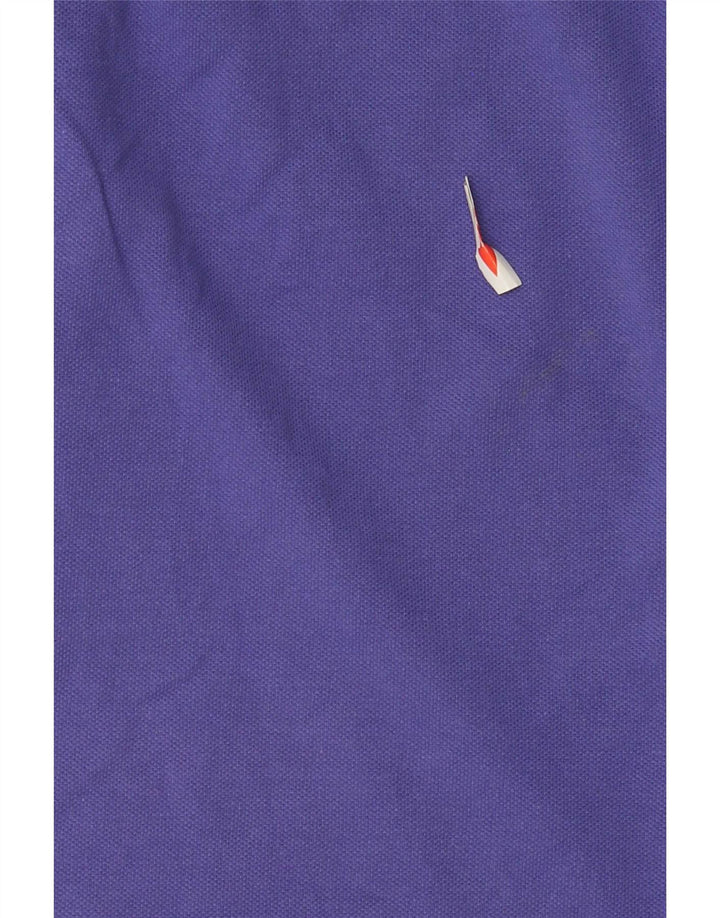 Kappa Damen Poloshirt UK 12 Medium Lila Baumwolle