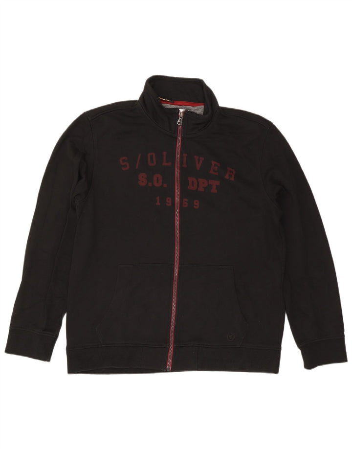 S.OLIVER Herren Graphic Trainingsanzug Top Jacke XL Schwarz