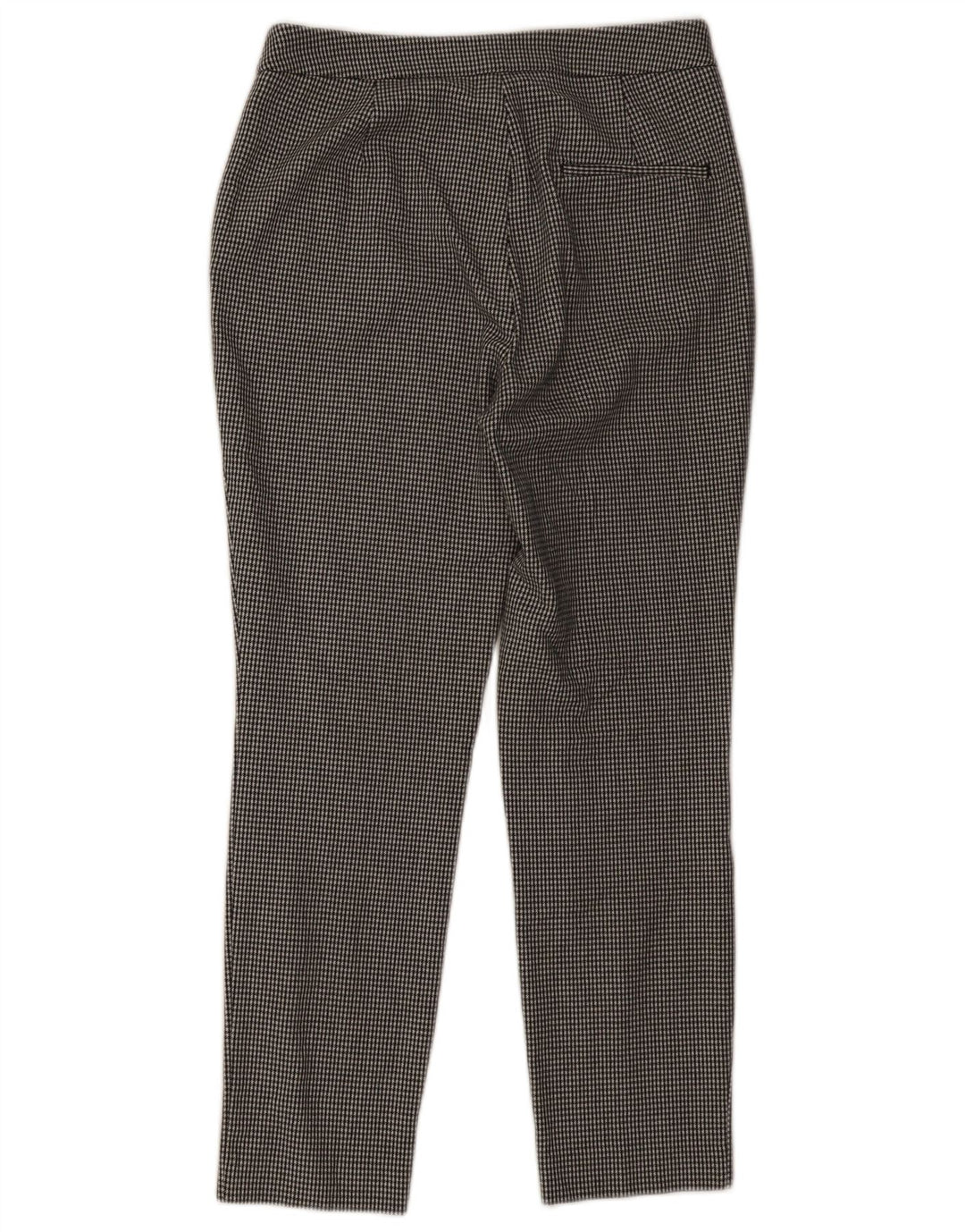Schmale, kurze Hose von Zara für Damen, Größe S, W26, L26, Schwarz mit Hahnentrittmuster