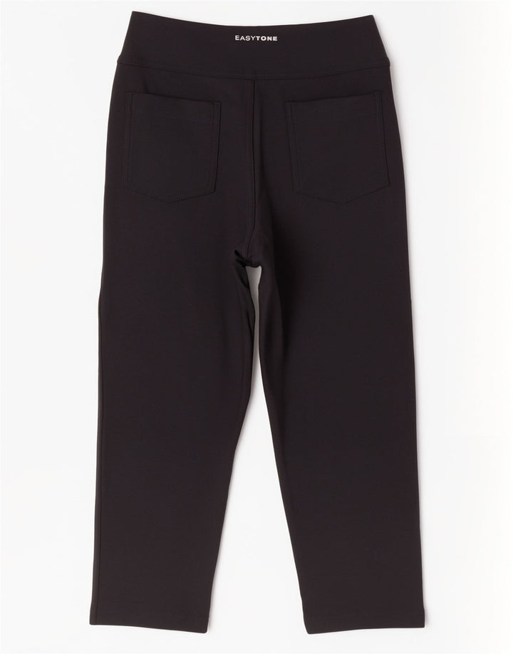 Reebok Damen Capri-Trainingshose UK 12 Medium Schwarz