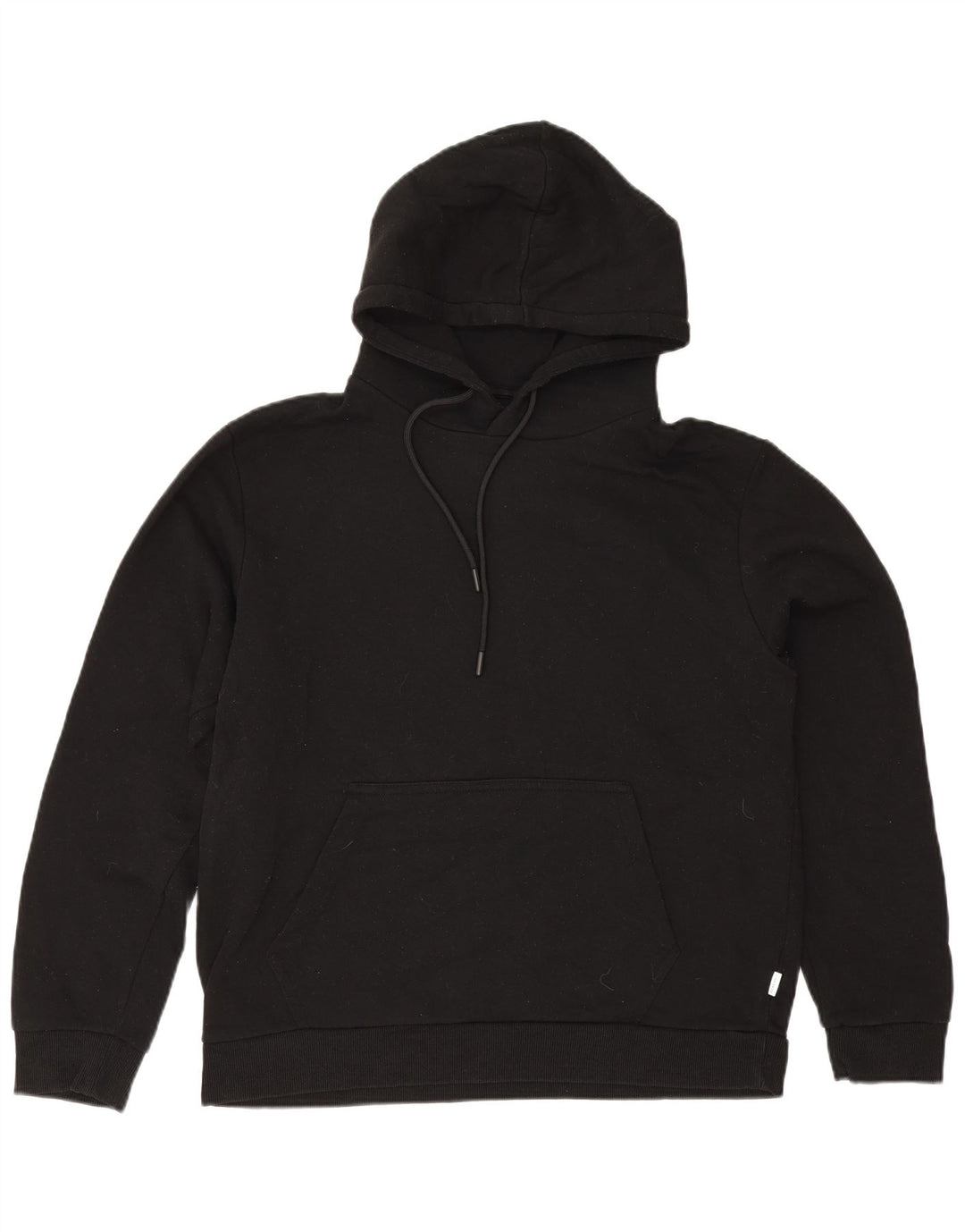 Jack & Jones Herren-Kapuzenpullover, groß, aus schwarzem Polyester