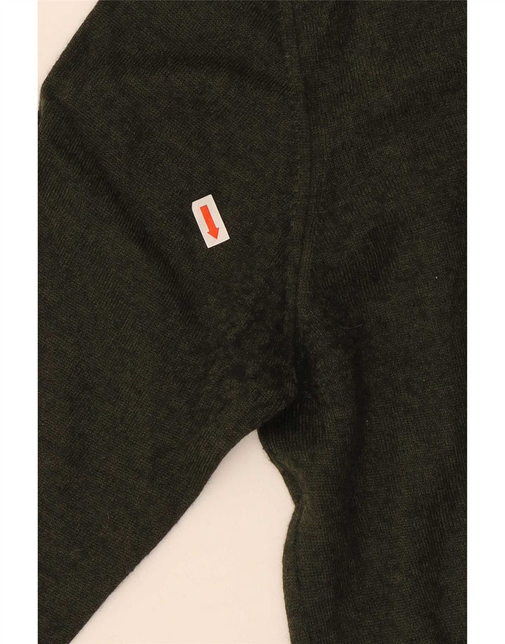 Marks & Spencer Herren Polo-Pullover mit normaler Passform, Mittelgrün