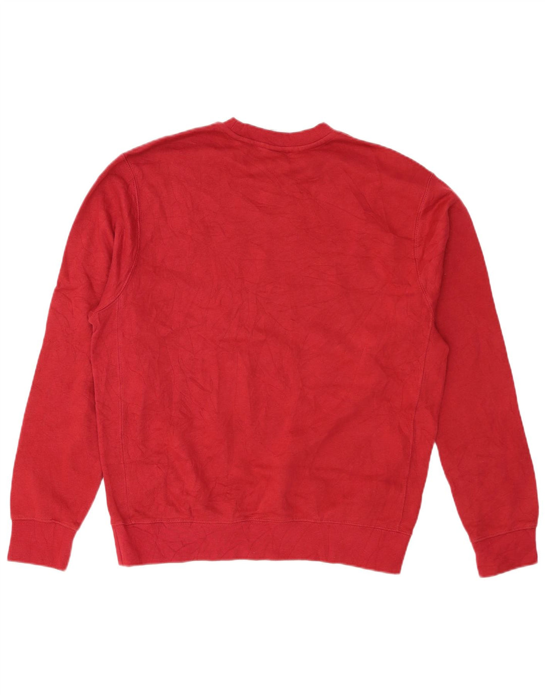 Nike Herren-Sweatshirt-Pullover aus mittelroter Baumwolle