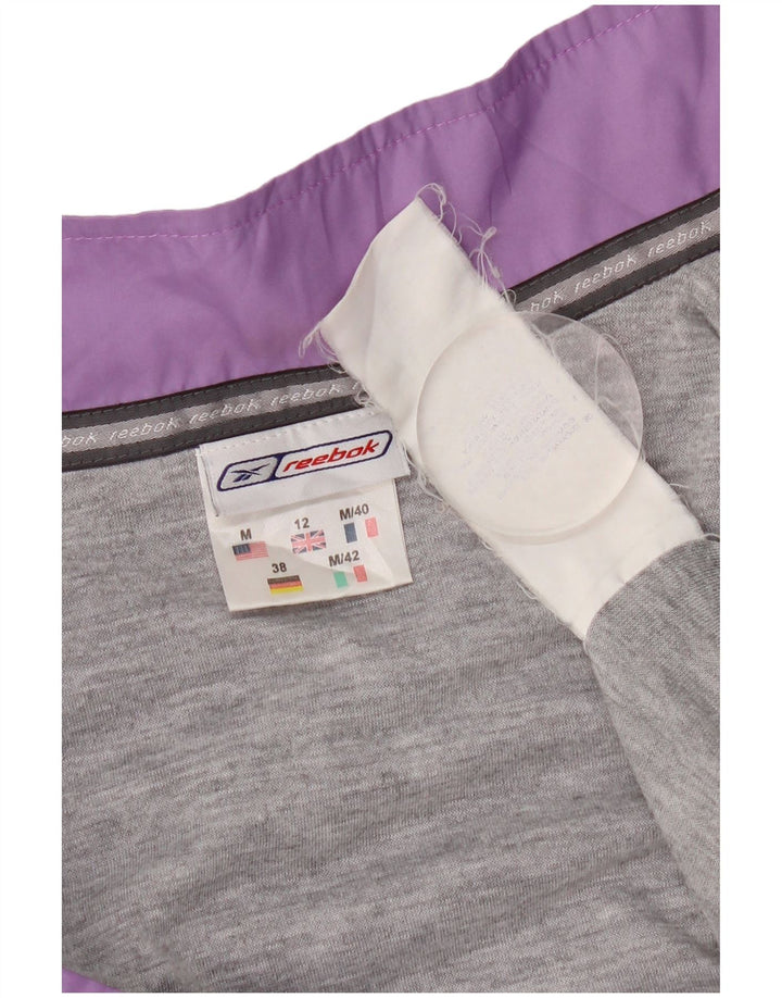 Reebok Damen-Trainingsanzugoberteil, UK-Größe 12, Mittelviolett, Polyester