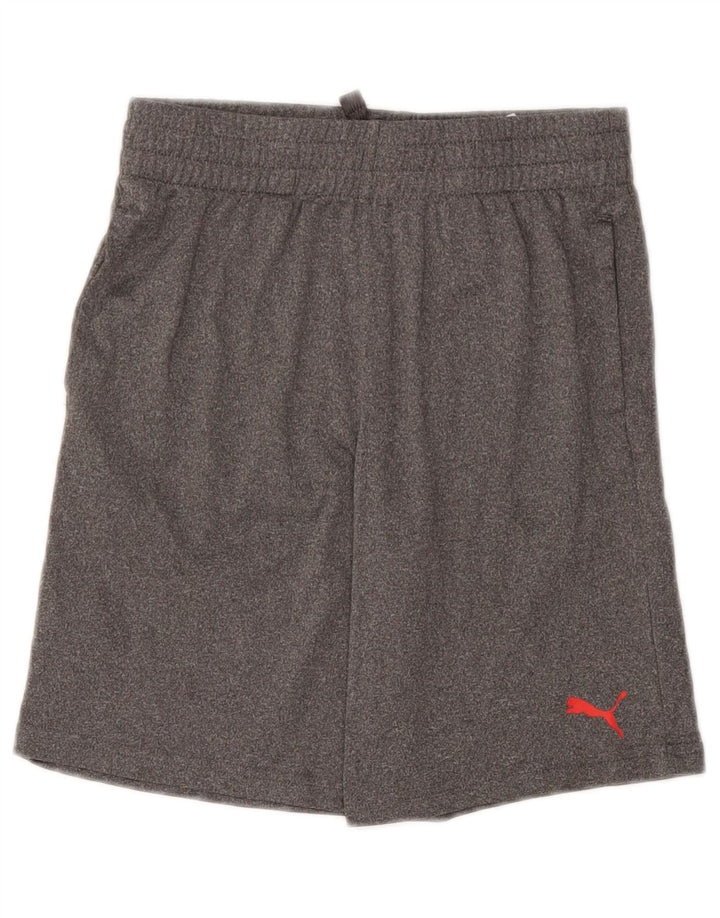 PUMA Jungen Sportshorts 10-11 Jahre mittelgraues Polyester