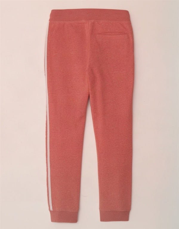 Adidas Damen Trainingshose Jogger UK 6 XS Rosa gefleckte Baumwolle