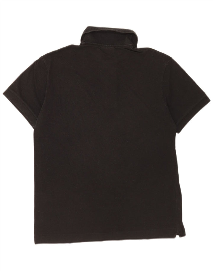 Lacoste Herren-Poloshirt, Größe 3, klein, schwarze Baumwolle