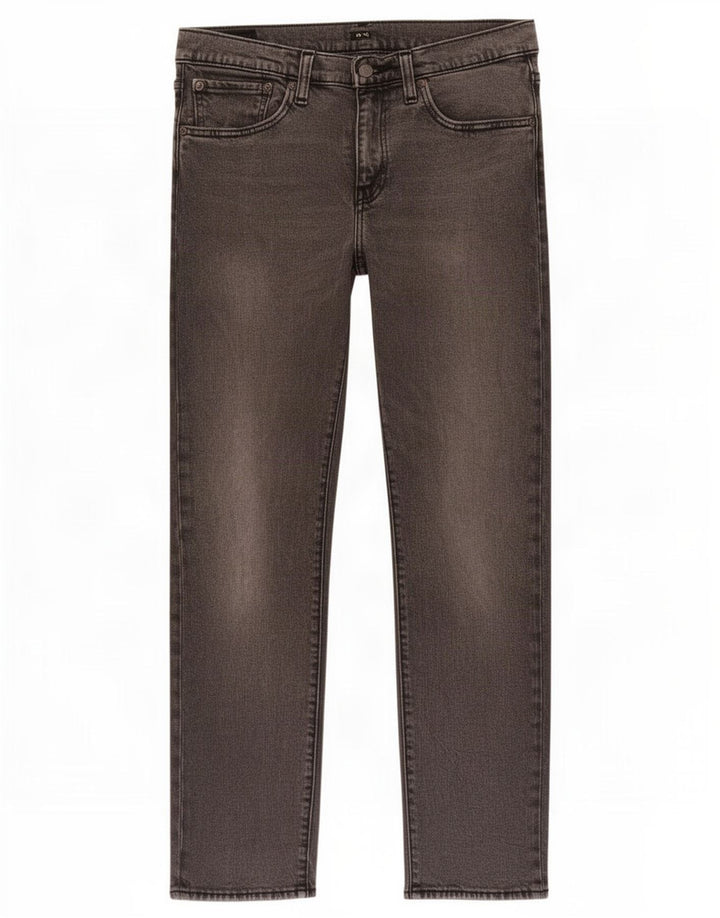 Levi's Herren 502 Tapered Jeans W31 L32 Graue Baumwolle