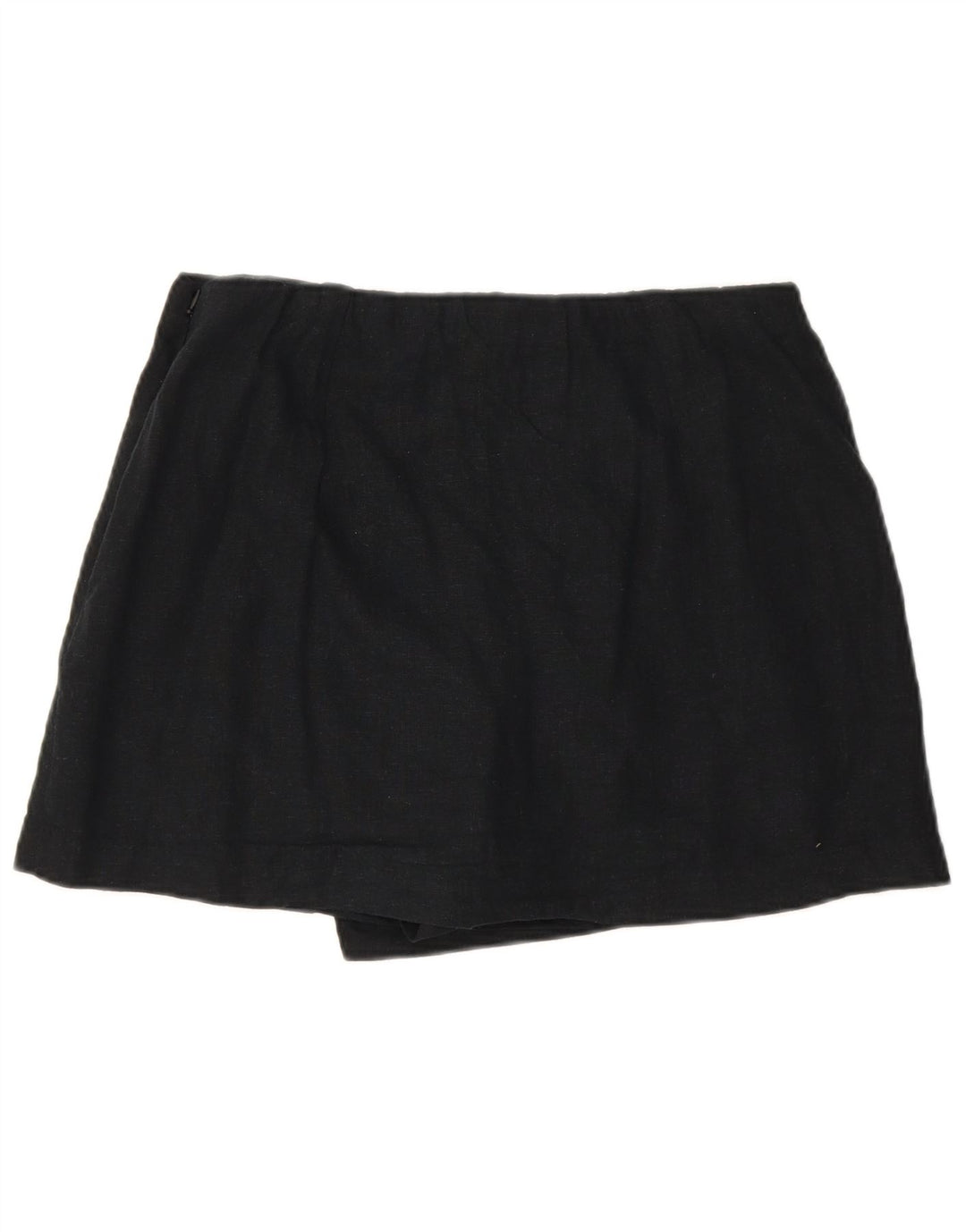 Abercrombie & Fitch Damen Skort UK 12 Mittelschwarzes Leinen