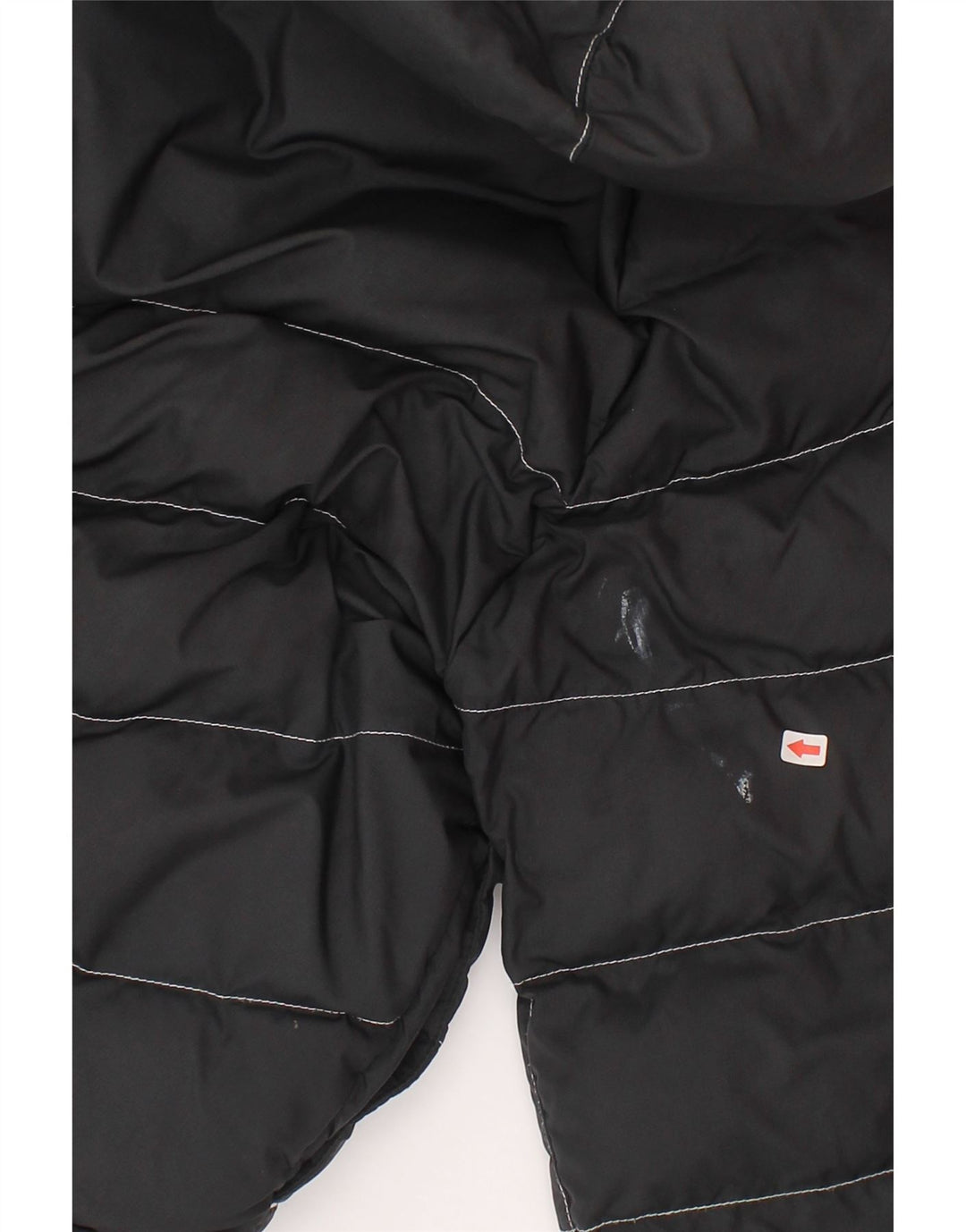Nike Mädchen-Jacke mit Kapuze, gepolstert, 8–9 Jahre, Größe S, Schwarz, Polyester
