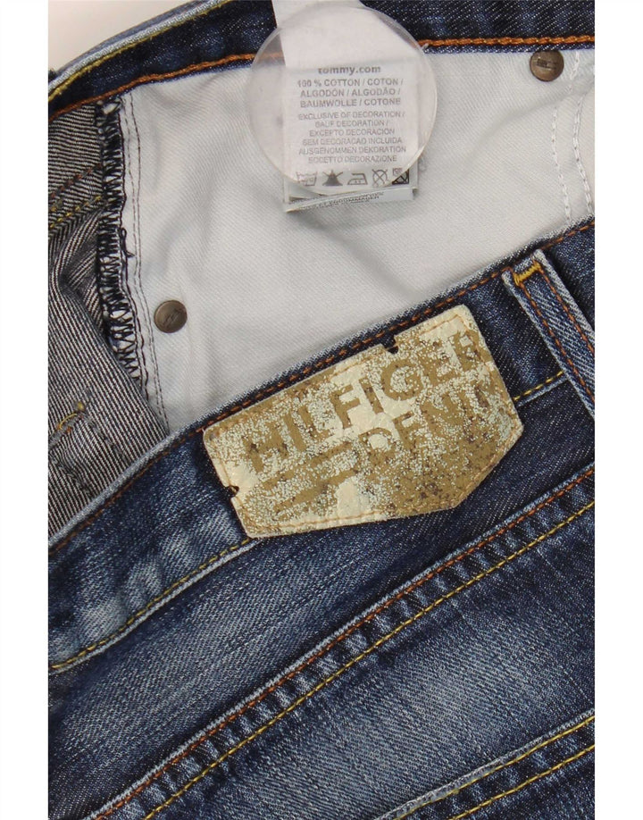 Tommy Hilfiger Damen Bootcut Jeans W29 L30 Blaue Baumwolle