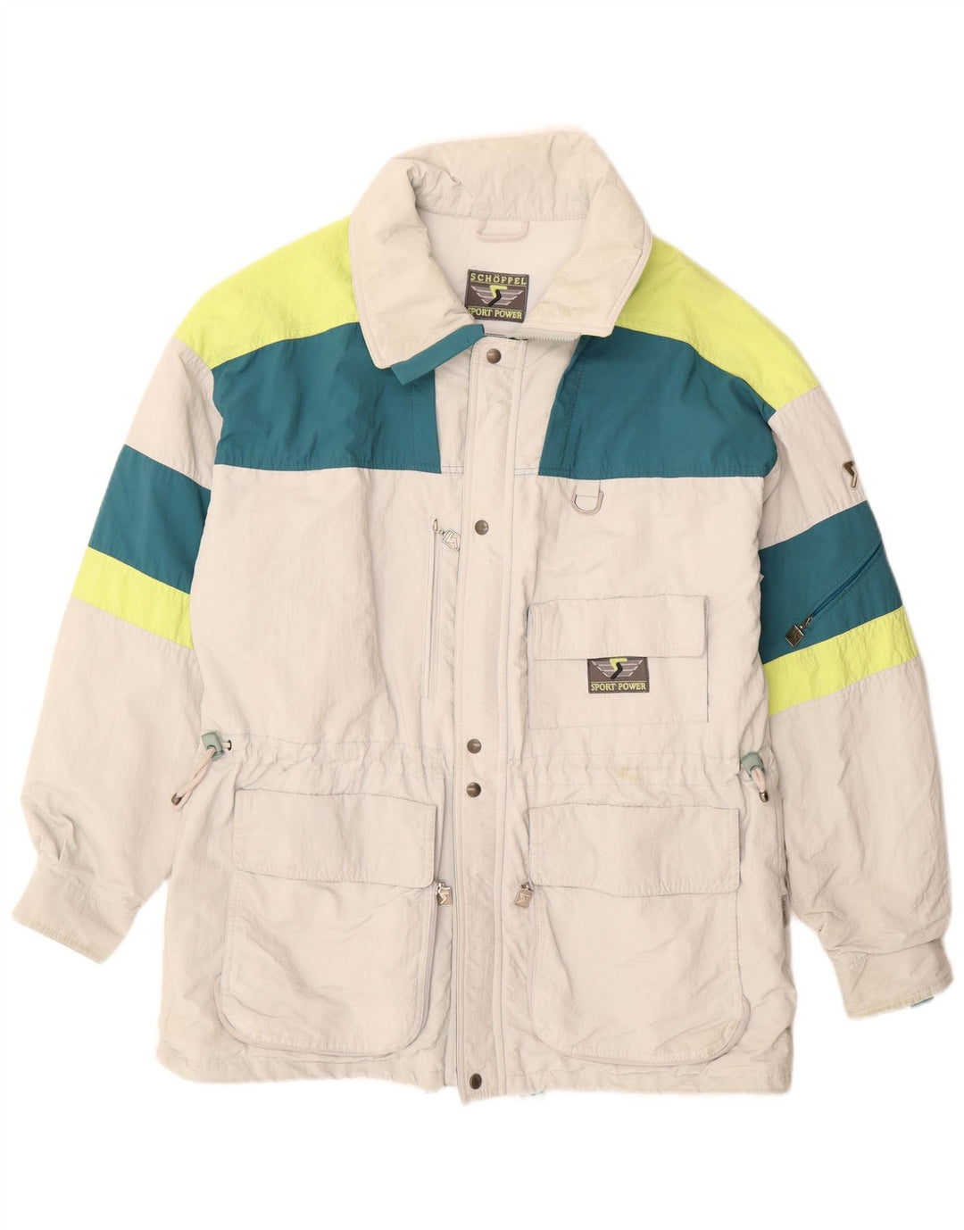 Schöffel Herren Skijacke EU 50 Large Grau Colourblock