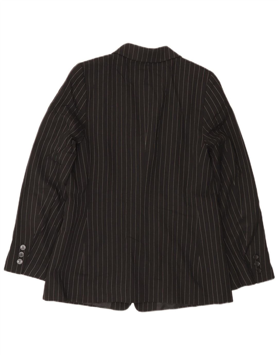 Marks & Spencer Damen Autograph Blazer Jacke UK 12 Medium Schwarz Nadelstreifen