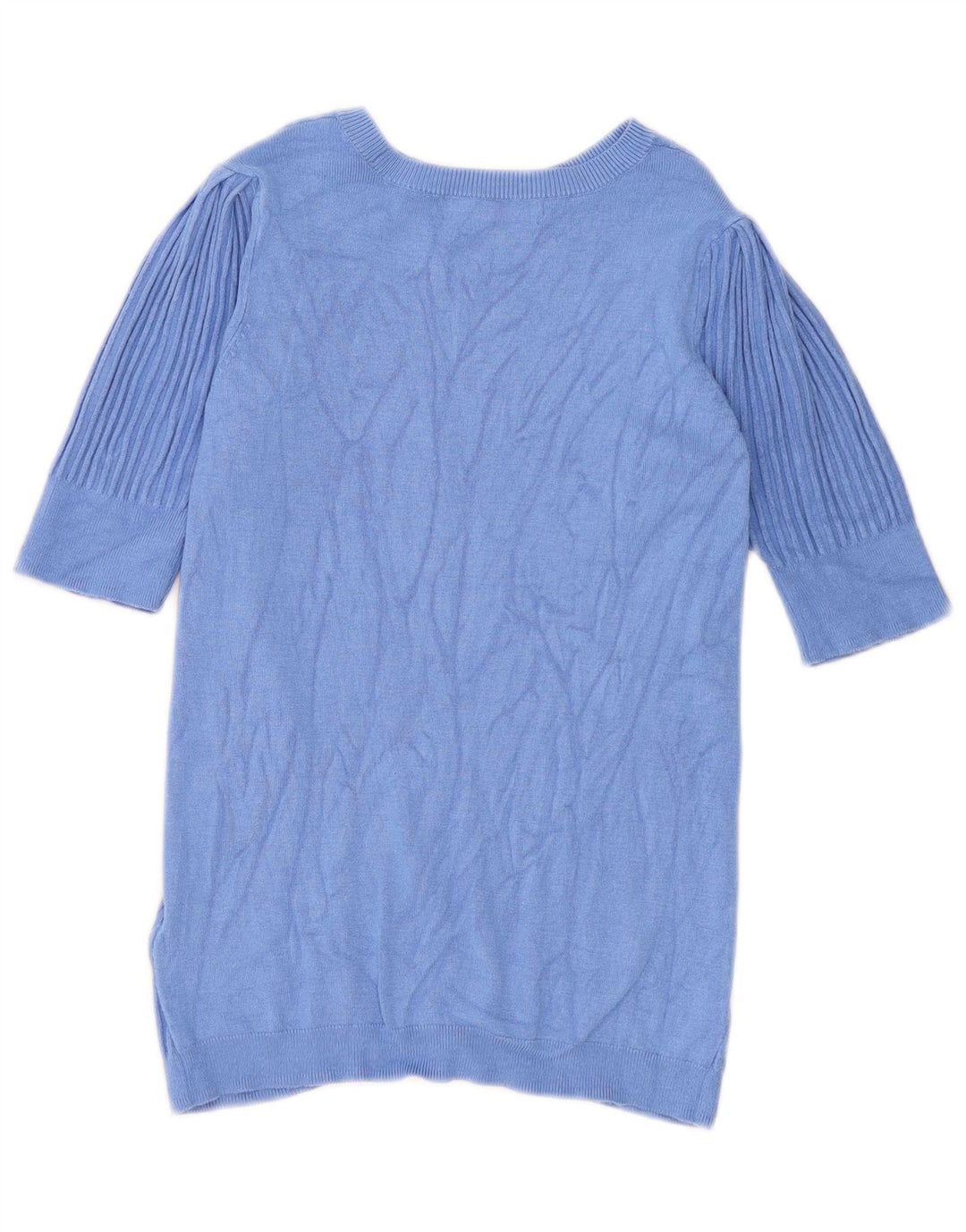 Marks & Spencer Damen-Pullover mit U-Boot-Ausschnitt, Gr. 8, Blau