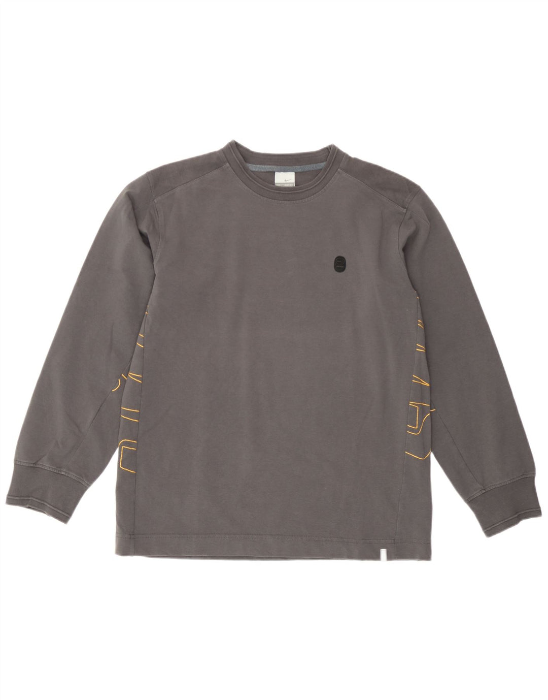 Nike Herren Grafik-Sweatshirt-Pullover UK 42/44 Große graue Baumwolle