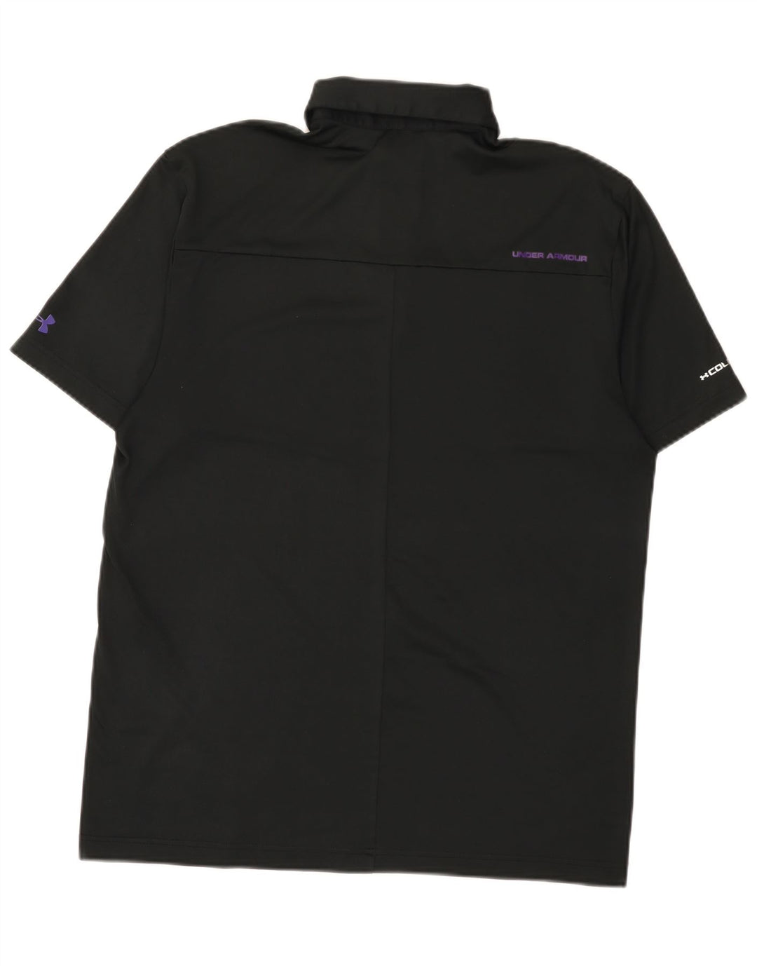 Under Armour Herren Heat Gear Poloshirt Medium Schwarz Polyester