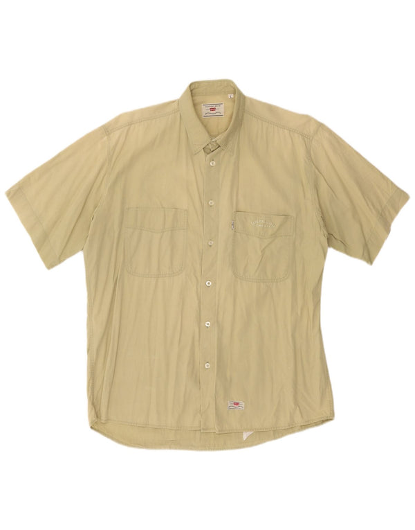 Levi's Mens Short Sleeve Shirt Large Green