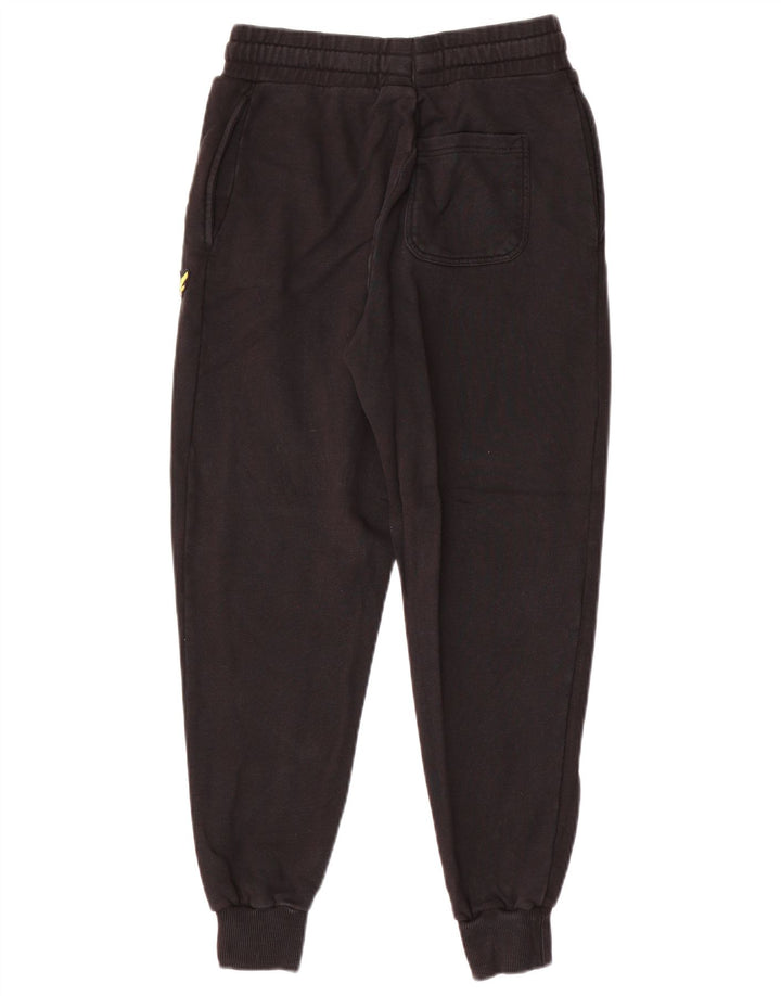 LYLE & SCOTT Herren-Trainingshose, Jogginghose, Größe S, schwarze Baumwolle