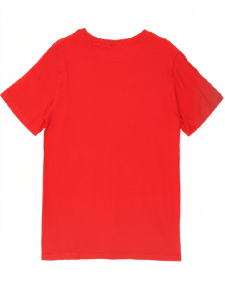 Nike Herren T-Shirt Top Small Rot Baumwolle