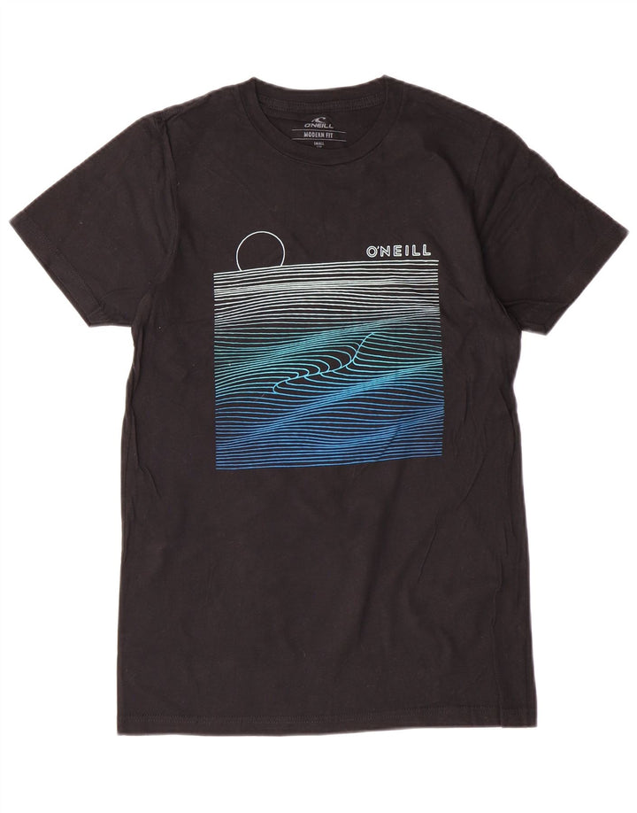 O'Neill Herren Modern Fit Graphic T-Shirt Top Small Schwarz Baumwolle