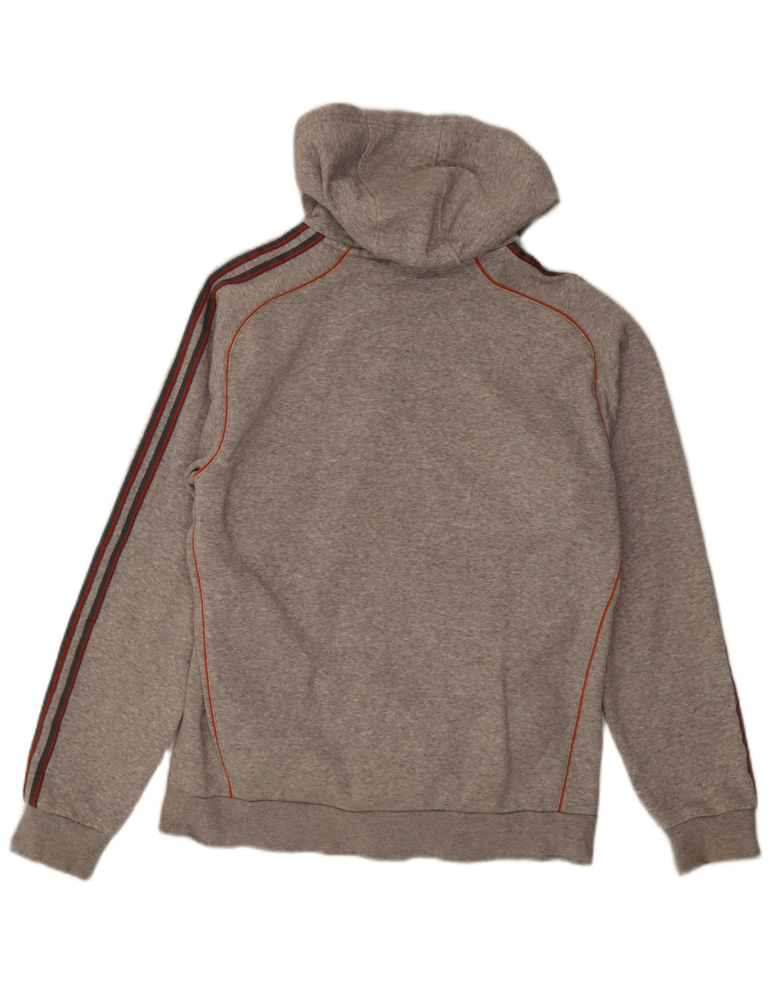 Adidas Herren Kapuzenpullover mittelgraue Baumwolle