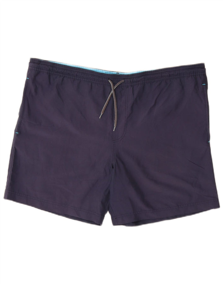 Marks & Spencer Herren-Badeshorts, Größe L, Marineblau, Polychlorid
