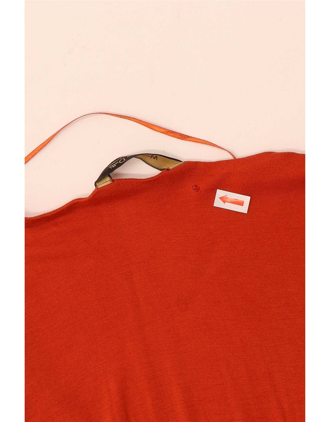Massimo Dutti Damen Basic Kleid UK 10 Small Orange