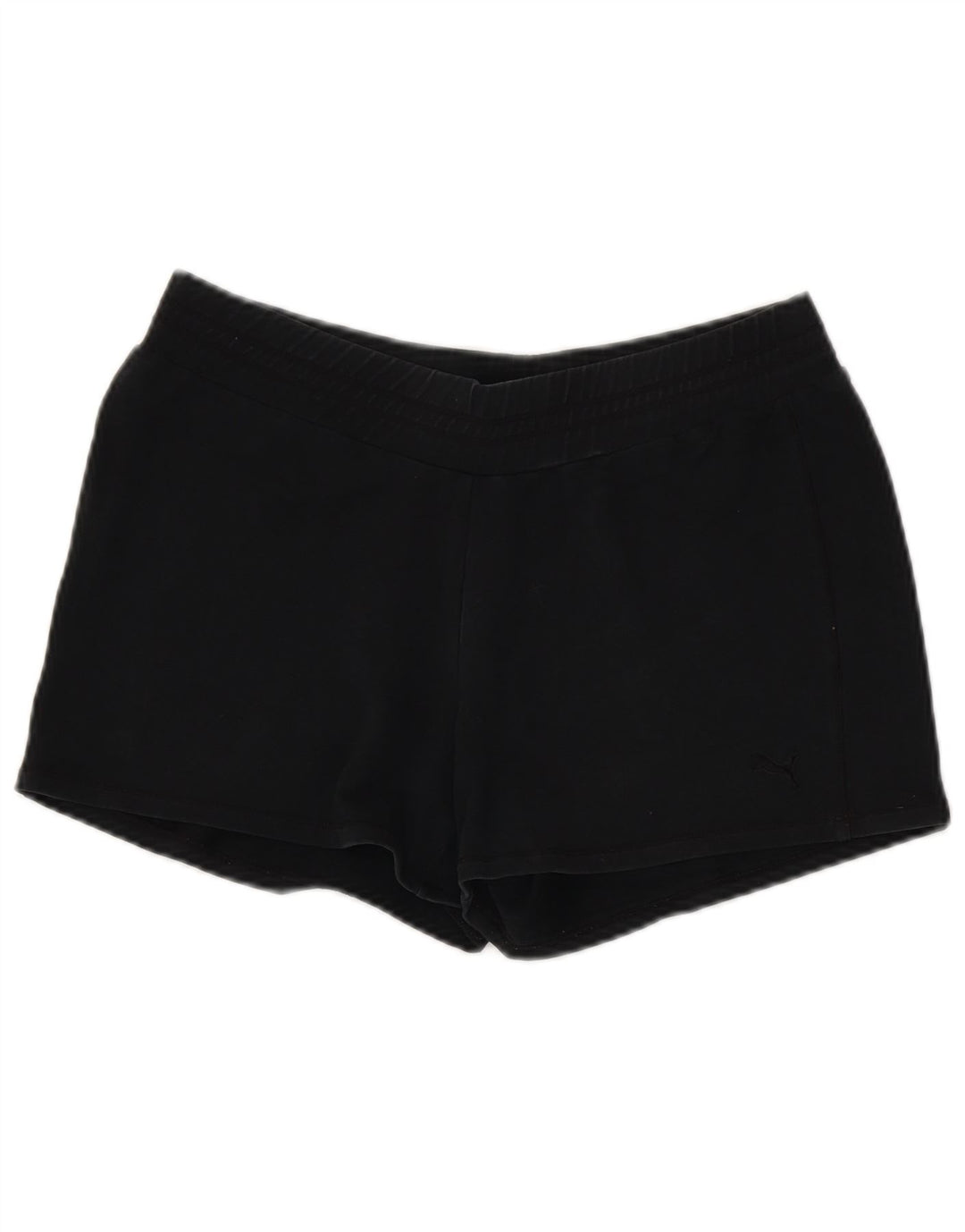 Puma Damen Sportshorts UK 14 Medium Schwarz Baumwolle