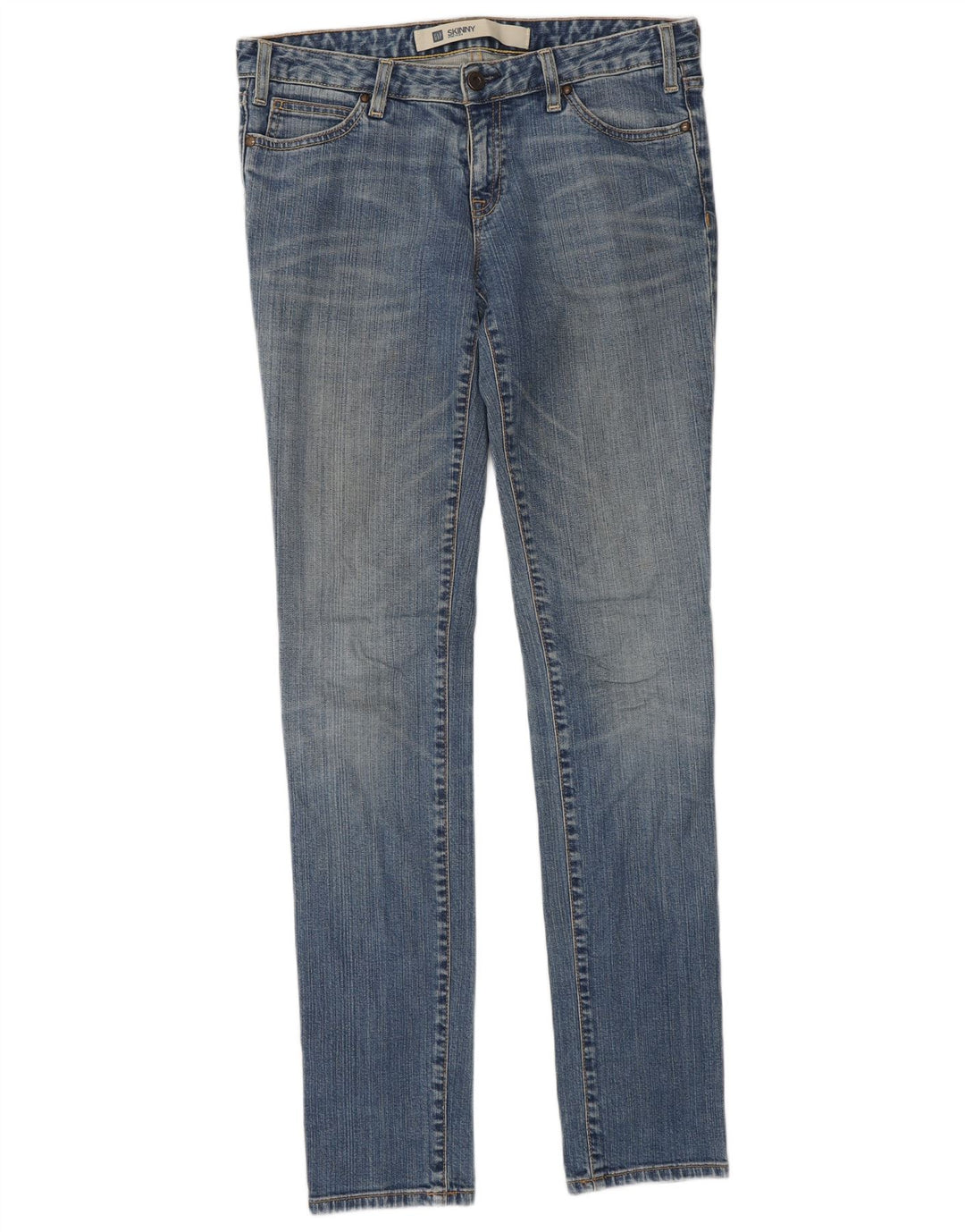 Gap Damen Skinny Jeans US 6 Medium W30 L33 Blaue Baumwolle