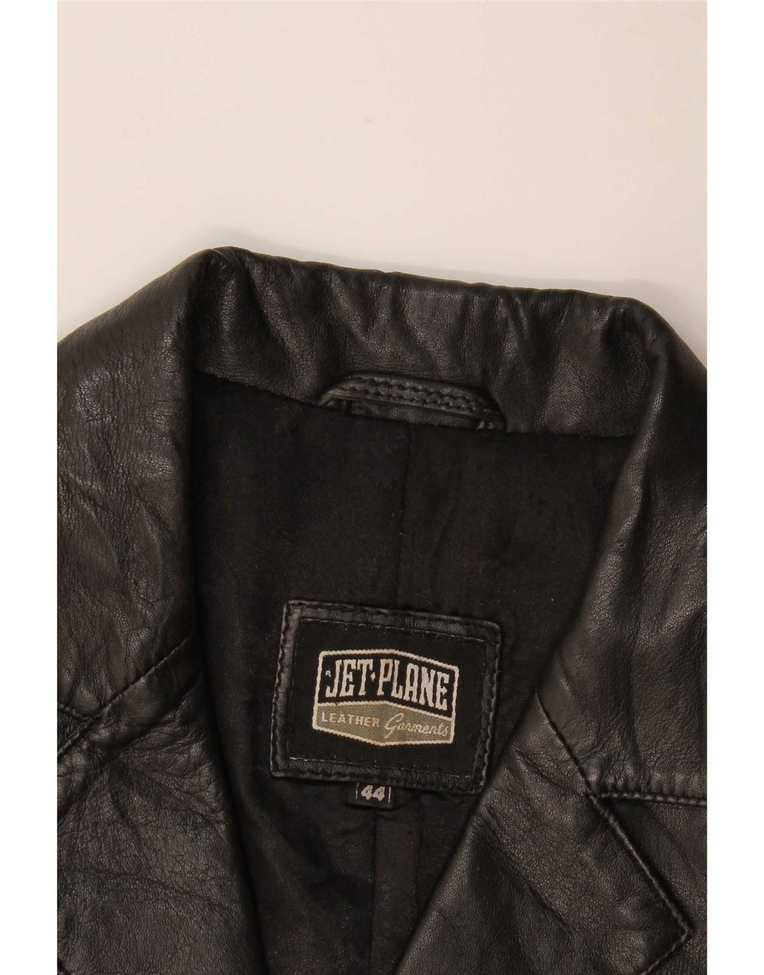 Jet Plane Damen Lederjacke IT 44 Medium Schwarz