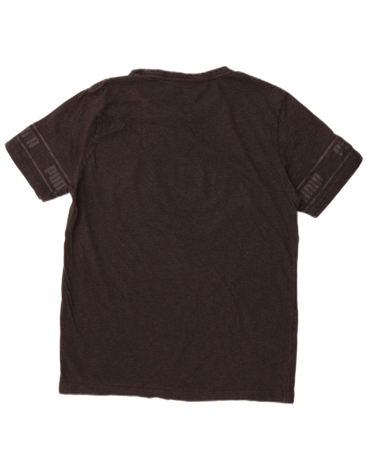 Puma Herren-T-Shirt mit Grafik, groß, aus grauer Baumwolle